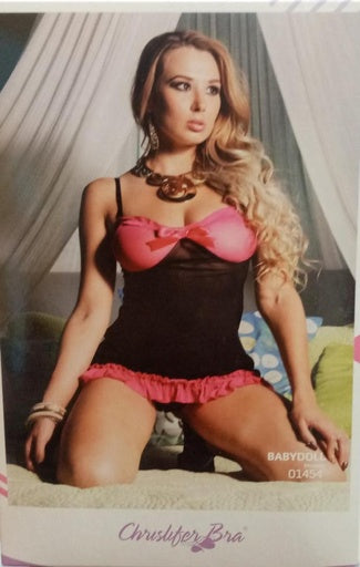 Baby Doll Negro/Rosa